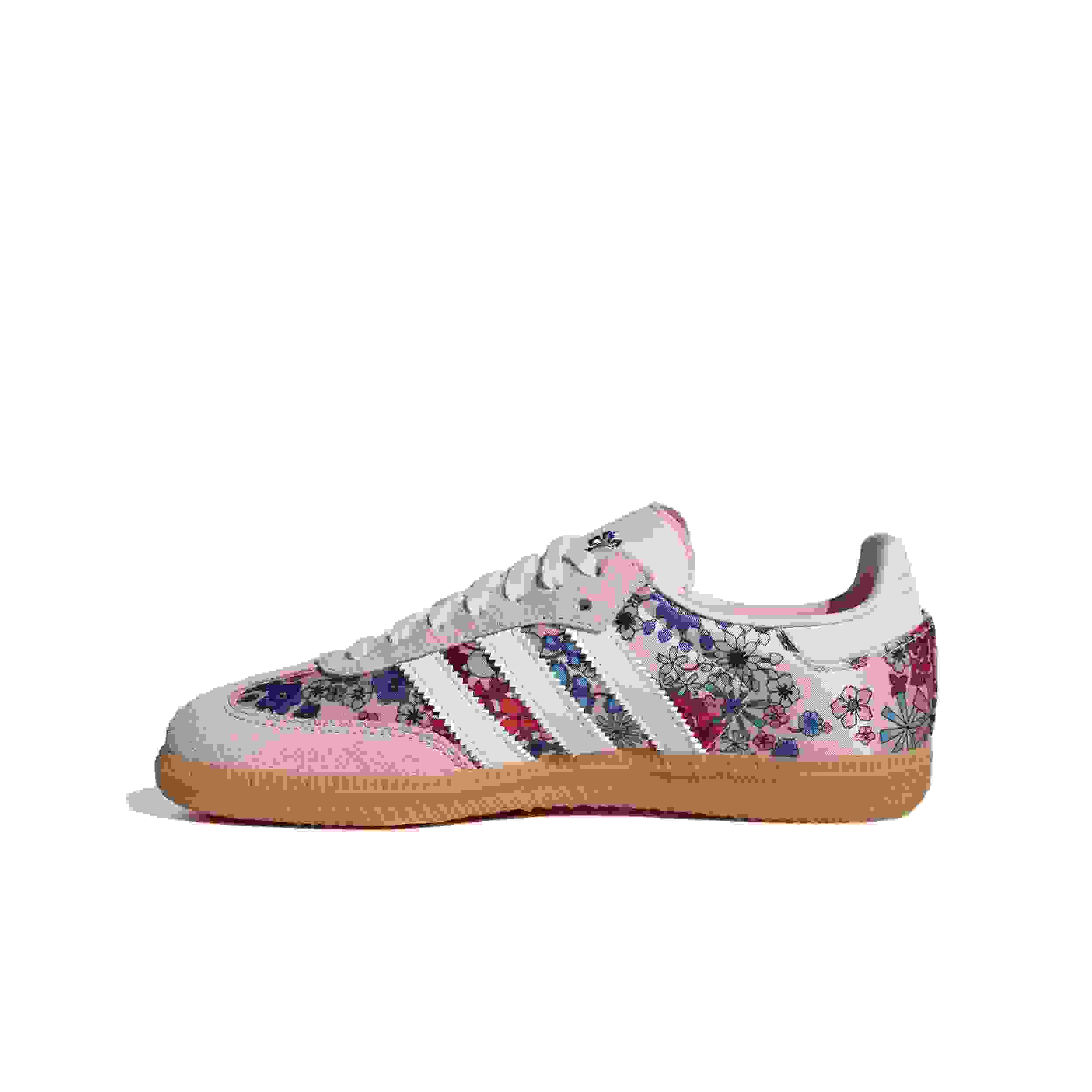 adidas Originals Samba OG Liberty London Grade School Girls' "Clear Pink" Shoe